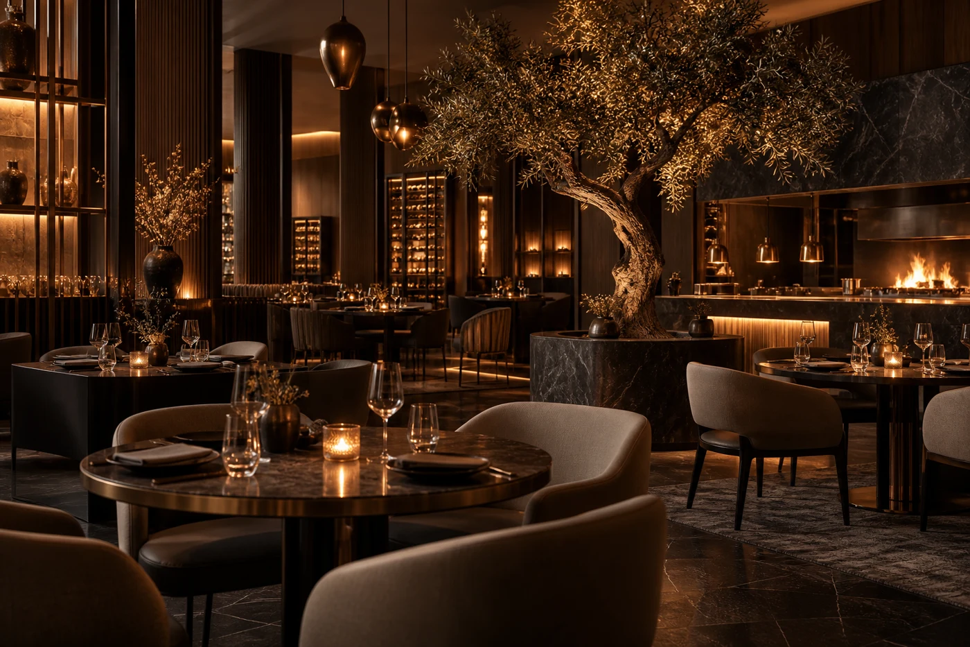 NOMA FIRE — fine dining interior